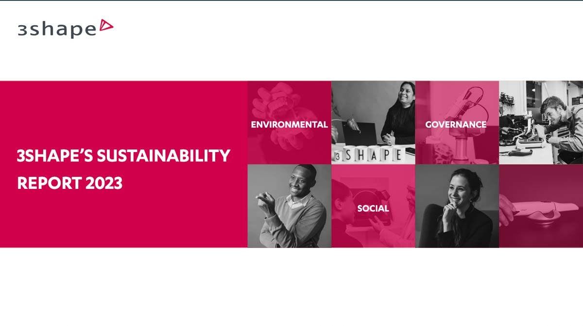 3Shape Releases 2023 Sustainability Report. Image credit: © 3Shape