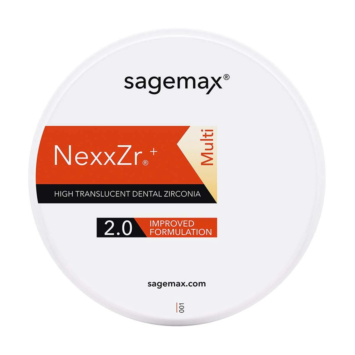 Sagemax Launches NexxZr+ Multi 2.0 Disc. Image credit: © Sagemax Bioceramics, Inc.