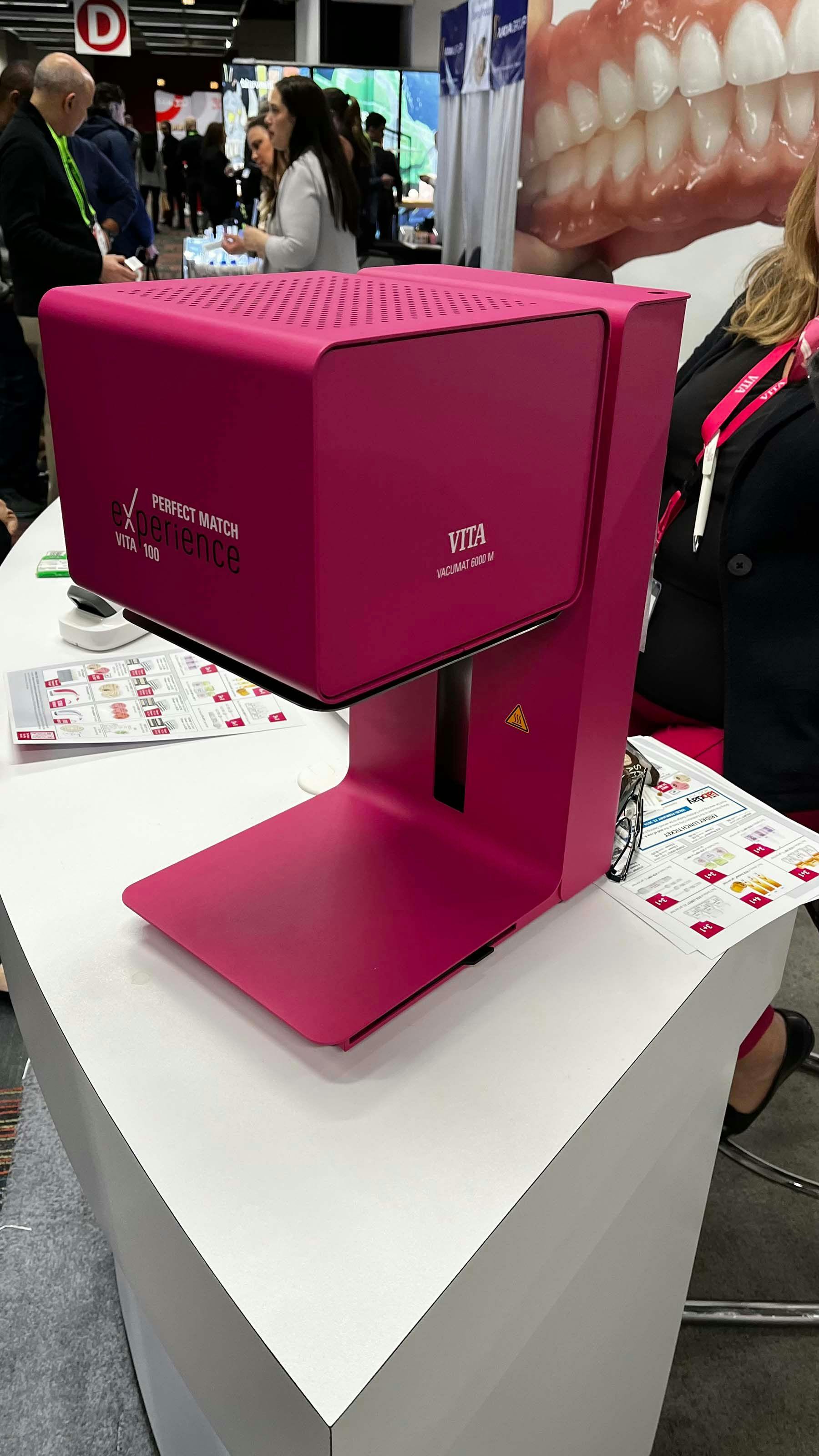 As part of the celebration, VITA is offering a limited-edition VITA VACUMAT® 6000M furnace in magenta. | Image Credit: © VITA North America